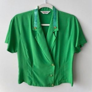 Vintage Green Blouse